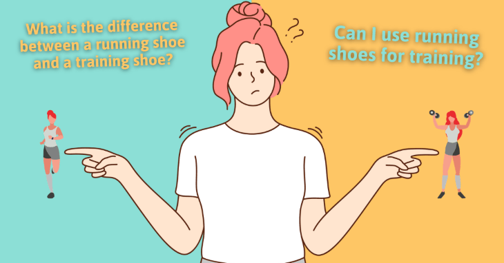 Confusing of running shoes vs. training shoes